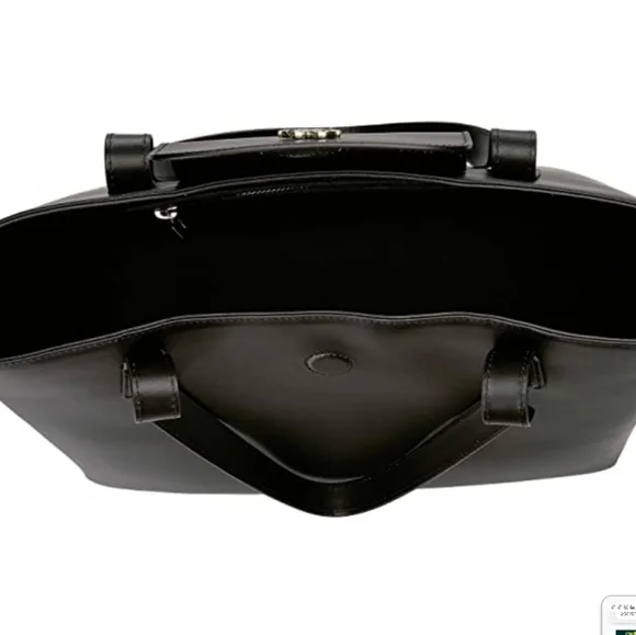 ROBERTO CAVALLI Black Leather Tote